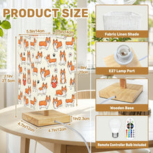 Load image into Gallery viewer, I Heart Corgi Love Desktop Table Lamp-Desk Lamps-2