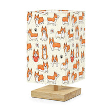 Load image into Gallery viewer, I Heart Corgi Love Desktop Table Lamp-Desk Lamps-US Plug-1