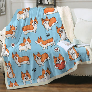 King size Corgi and freinds fall blanket selling !