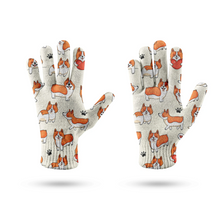 Load image into Gallery viewer, I Heart Corgi Love Touch Screen Gloves - 4 Colors-Accessories-Accessories, Corgi, Dog Dad Gifts, Dog Mom Gifts, Gloves-11
