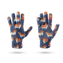 Load image into Gallery viewer, I Heart Corgi Love Touch Screen Gloves - 4 Colors-Accessories-Accessories, Corgi, Dog Dad Gifts, Dog Mom Gifts, Gloves-8