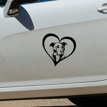 Load image into Gallery viewer, I Heart American Pit Bull Terriers Vinyl Car Stickers-Car Accessories-American Pit Bull Terrier, Car Accessories, Car Sticker, Dogs-5