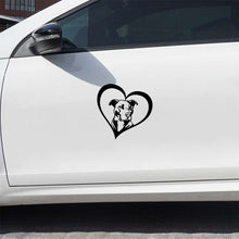 Load image into Gallery viewer, I Heart American Pit Bull Terriers Vinyl Car Stickers-Car Accessories-American Pit Bull Terrier, Car Accessories, Car Sticker, Dogs-6
