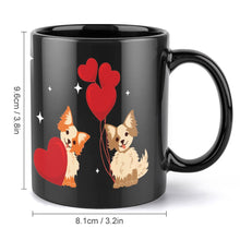 Load image into Gallery viewer, I Heart You Papillon Coffee Mug-Mug-Dog Dad Gifts,Dog Memorial Gifts,Dog Mom Gifts,Mugs,Papillon-5