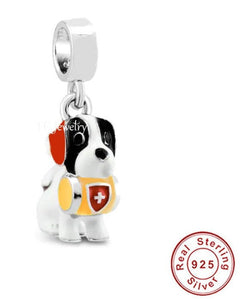 I Love Bernese Mountain Dog Silver Pendant-Dog Themed Jewellery-Accessories, Bernese Mountain Dog, Dogs, Jewellery, Pendant-2