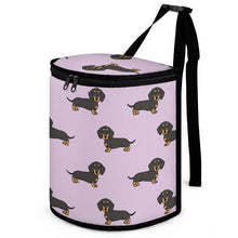 Load image into Gallery viewer, I Love Black and Tan Dachshunds Multipurpose Car Storage Bag - 4 Colors-Car Accessories-Bags, Car Accessories, Dachshund-11