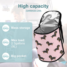 Load image into Gallery viewer, I Love Black and Tan Dachshunds Multipurpose Car Storage Bag - 4 Colors-Car Accessories-Bags, Car Accessories, Dachshund-14