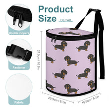 Load image into Gallery viewer, I Love Black and Tan Dachshunds Multipurpose Car Storage Bag - 4 Colors-Car Accessories-Bags, Car Accessories, Dachshund-15