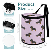 I Love Black and Tan Dachshunds Multipurpose Car Storage Bag - 4 Colors-Car Accessories-Bags, Car Accessories, Dachshund-15