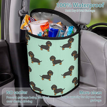 Load image into Gallery viewer, I Love Black and Tan Dachshunds Multipurpose Car Storage Bag - 4 Colors-Car Accessories-Bags, Car Accessories, Dachshund-16