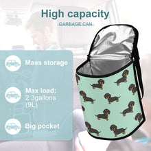 Load image into Gallery viewer, I Love Black and Tan Dachshunds Multipurpose Car Storage Bag - 4 Colors-Car Accessories-Bags, Car Accessories, Dachshund-2