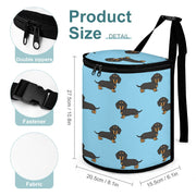 I Love Black and Tan Dachshunds Multipurpose Car Storage Bag - 4 Colors-Car Accessories-Bags, Car Accessories, Dachshund-3