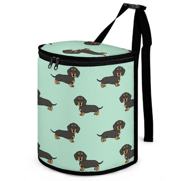 I Love Black and Tan Dachshunds Multipurpose Car Storage Bag - 4 Colors-Car Accessories-Bags, Car Accessories, Dachshund-Mint Green-9