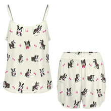 Load image into Gallery viewer, I Love Boston Terriers Women's Cami and Shorts Pajama Set-10