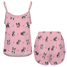Load image into Gallery viewer, I Love Boston Terriers Women's Cami and Shorts Pajama Set-15