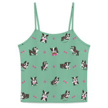 Load image into Gallery viewer, I Love Boston Terriers Women's Cami and Shorts Pajama Set-17
