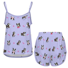 Load image into Gallery viewer, I Love Boston Terriers Women's Cami and Shorts Pajama Set-7