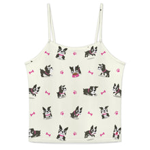 Load image into Gallery viewer, I Love Boston Terriers Women's Cami and Shorts Pajama Set-9