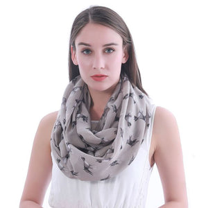 I Love Boxers Infinity Loop Scarves-Accessories-Accessories, Boxer, Dogs, Scarf-Khaki-2