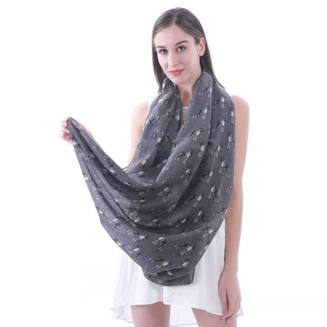 I Love Boxers Infinity Loop Scarves-Accessories-Accessories, Boxer, Dogs, Scarf-3