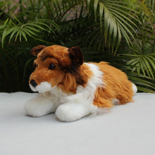 Load image into Gallery viewer, I Love Collie / Sheltie Stuffed Animal Plush Toys-Stuffed Animals-Home Decor, Rough Collie, Shetland Sheepdog, Stuffed Animal-Laying-2