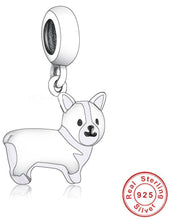 Load image into Gallery viewer, I Love Corgi Silver Pendant-Dog Themed Jewellery-Accessories, Corgi, Dogs, Jewellery, Pendant-4