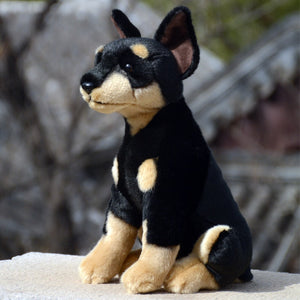 I Love Doberman Stuffed Animal Plush Toy-Stuffed Animals-Doberman, Home Decor, Stuffed Animal-5