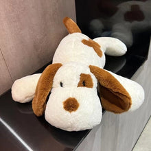 Load image into Gallery viewer, I Love My Basset Hound Stuffed Animal Plush Toys-Stuffed Animals-Basset Hound, Home Decor, Stuffed Animal-Large-White-1