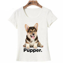 Load image into Gallery viewer, I Love My Pug Pupper Womens T ShirtApparelCorgiS