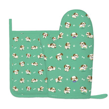 Load image into Gallery viewer, I Love My Shih Tzu Soft Oven Mitts and Pot Holder Set-Kitchen Decor-Accessories,Dog Mom Gifts,Shih Tzu-9