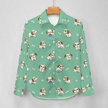Load image into Gallery viewer, I Love My Shih Tzu Soft Women's Shirt-16