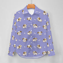 Load image into Gallery viewer, I Love My Shih Tzu Soft Women's Shirt-18