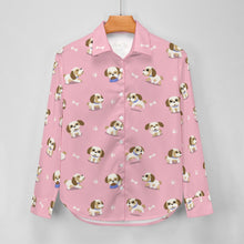 Load image into Gallery viewer, I Love My Shih Tzu Soft Women's Shirt-5