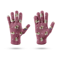 Load image into Gallery viewer, I Love My Shih Tzu Touch Screen Gloves-Accessories-Accessories, Dog Dad Gifts, Dog Mom Gifts, Gloves-10