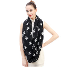 Load image into Gallery viewer, I Love Pugs Infinity Loop Scarves-Accessories-Accessories, Dogs, Pug, Scarf-3