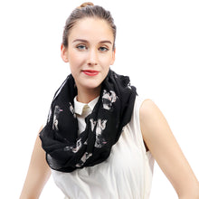Load image into Gallery viewer, I Love Pugs Infinity Loop Scarves-Accessories-Accessories, Dogs, Pug, Scarf-9