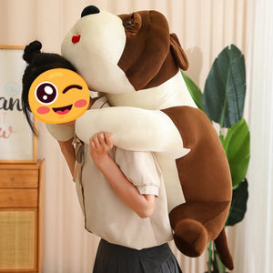 I Love English Bulldog Stuffed Animal Plush Pillows (Large and Giant Size)-English Bulldog, Pillows, Stuffed Animal-13