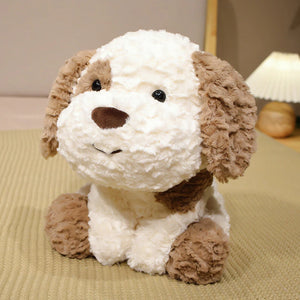 I Love Spanish Water Dog Stuffed Animal Plush Toy-Soft Toy-Home Decor, Spanish Water Dog, Stuffed Animal-Brown and White-Sitting-Small-2