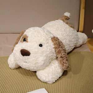 I Love Spanish Water Dog Stuffed Animal Plush Toy-Soft Toy-Home Decor, Spanish Water Dog, Stuffed Animal-Brown and White-Lying On Belly-Medium-16