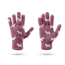 Load image into Gallery viewer, I Love Westies Touch Screen Gloves-Accessories-Accessories, Dog Dad Gifts, Dog Mom Gifts, Gloves-10