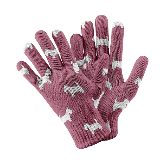 I Love Westies Touch Screen Gloves-Accessories-Accessories, Dog Dad Gifts, Dog Mom Gifts, Gloves-11