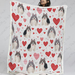 Infinite Alaskan Malamute Love Soft Warm Fleece Blanket-Blanket-Alaskan Malamute, Blankets, Home Decor-13