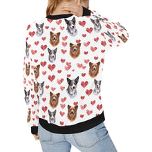 Load image into Gallery viewer, Infinite Australian Cattle Dog Love Women&#39;s Sweatshirt-Apparel-Apparel, Australian Cattle Dog, Shirt, Sweatshirt-2