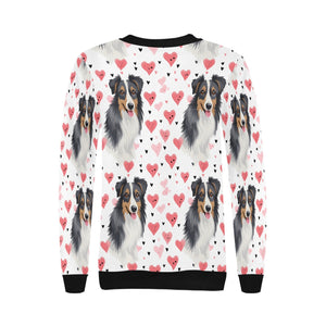 Infinite Australian Shepherd Love Women's Sweatshirt-Apparel-Apparel, Australian Shepherd, Shirt, Sweatshirt-2