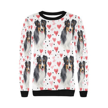 Load image into Gallery viewer, Infinite Australian Shepherd Love Women&#39;s Sweatshirt-Apparel-Apparel, Australian Shepherd, Shirt, Sweatshirt-4