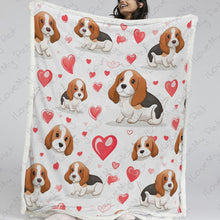 Load image into Gallery viewer, Infinite Beagle Love Soft Warm Fleece Blanket-Blanket-Beagle, Blankets, Home Decor-13