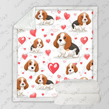 Load image into Gallery viewer, Infinite Beagle Love Soft Warm Fleece Blanket-Blanket-Beagle, Blankets, Home Decor-3