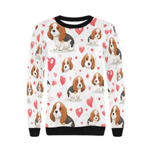 Load image into Gallery viewer, Infinite Beagle Love Women&#39;s Sweatshirt-Apparel-Apparel, Beagle, Shirt, Sweatshirt-3