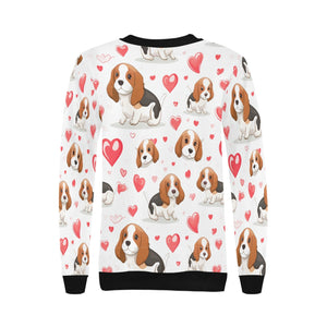 Infinite Beagle Love Women's Sweatshirt-Apparel-Apparel, Beagle, Shirt, Sweatshirt-4
