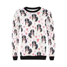 Load image into Gallery viewer, Infinite Bernese Mountain Dog Love Women&#39;s Sweatshirt-Apparel-Apparel, Bernese Mountain Dog, Shirt, Sweatshirt-3